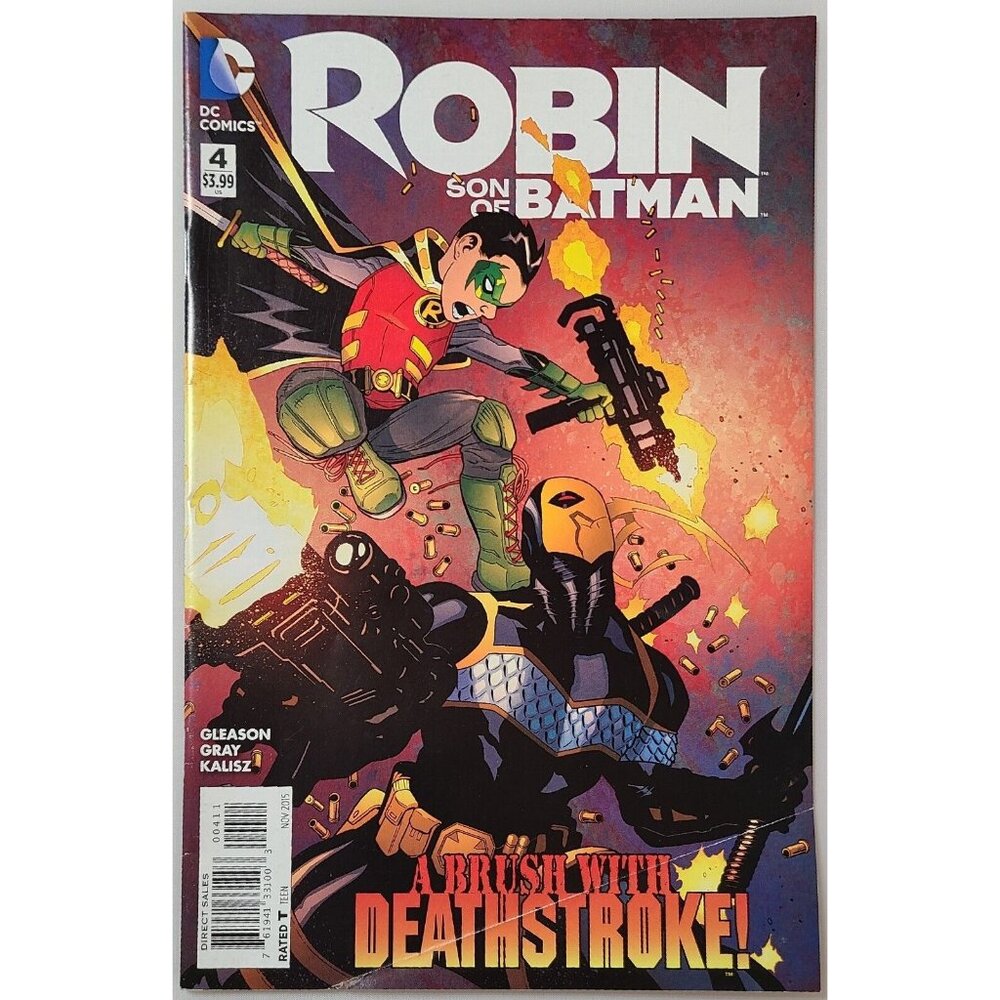 Robin Son of the Batman 4 DC Comics 2015 VG Patrick Gleason Cover A Deathstroke